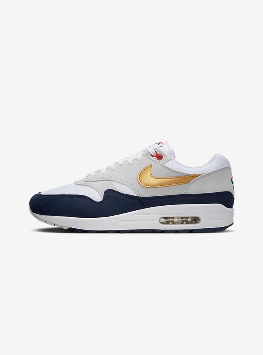 Nike Air Max 1 Olympic Baskets Bleu Blanc Homme Femme - 1