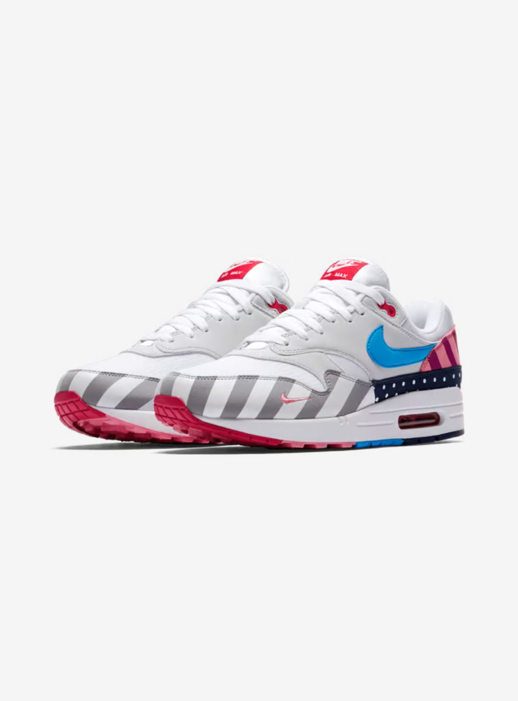 Nike Air Max 1 x Parra Baskets Blanc Multicolore Homme Femme - 2