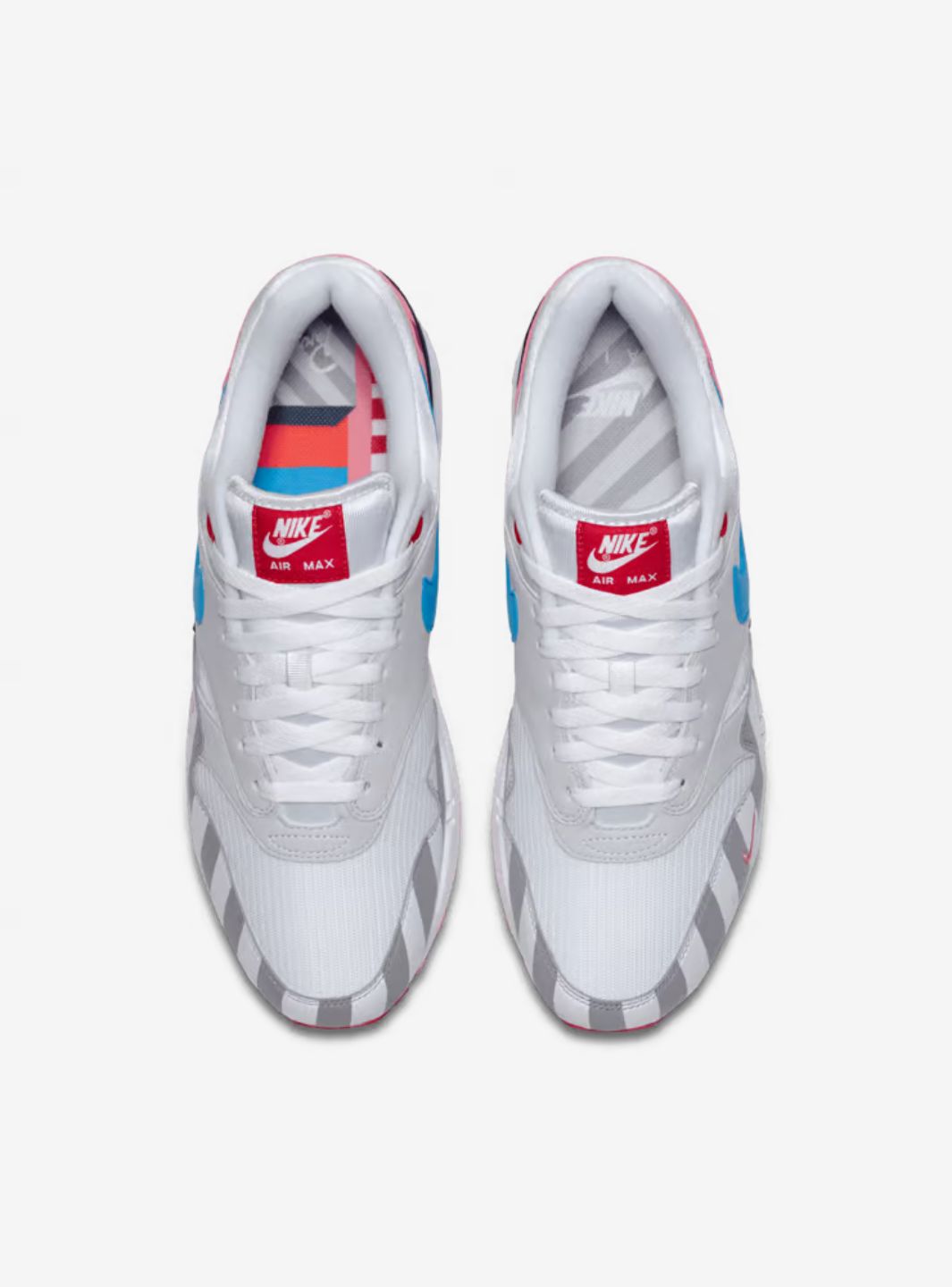 Nike Air Max 1 x Parra Baskets Blanc Multicolore Homme Femme - 3