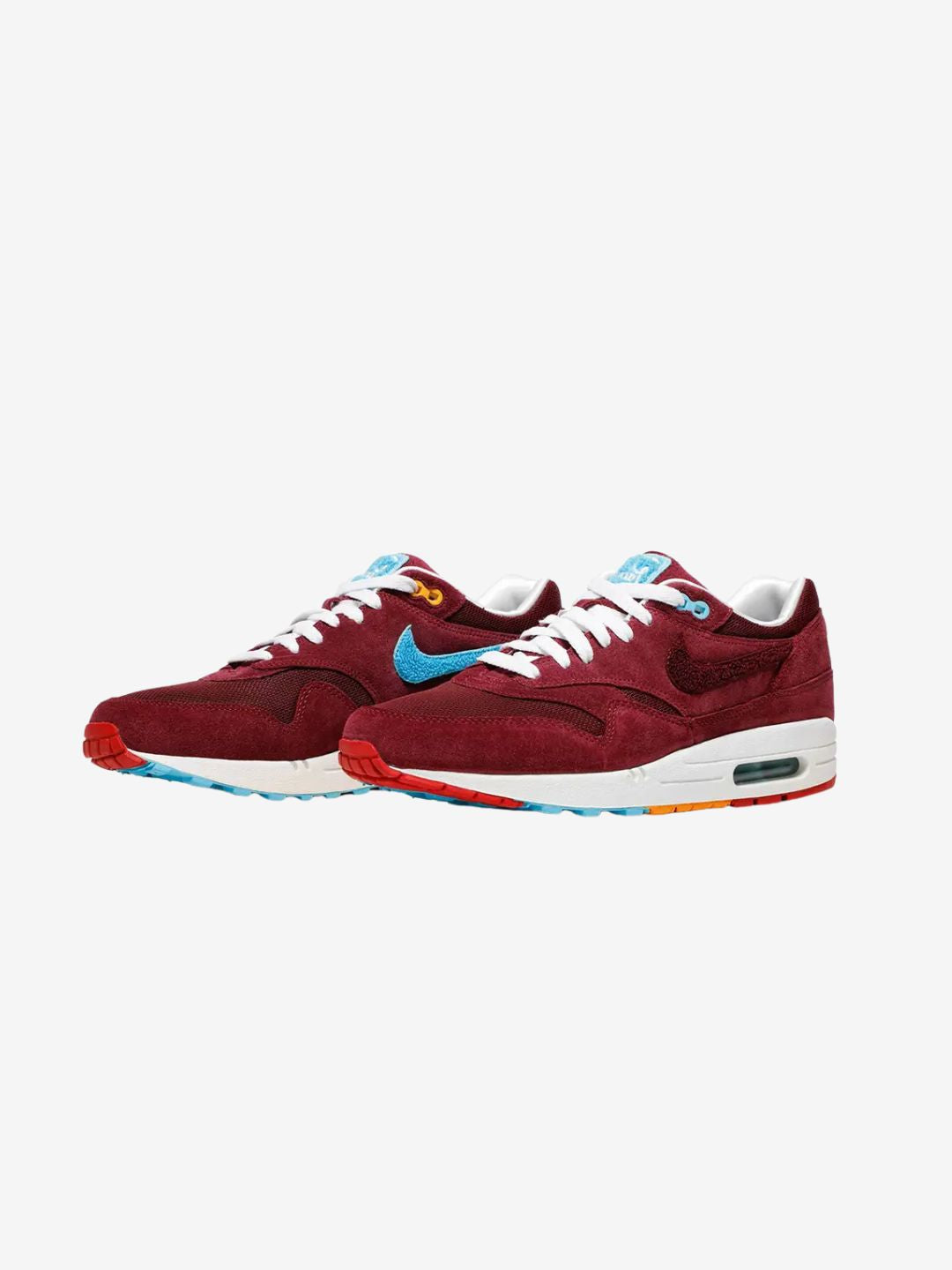 Nike Air Max 1 x Patta x Parra Cherrywood Baskets Rouge Homme Femme - 2