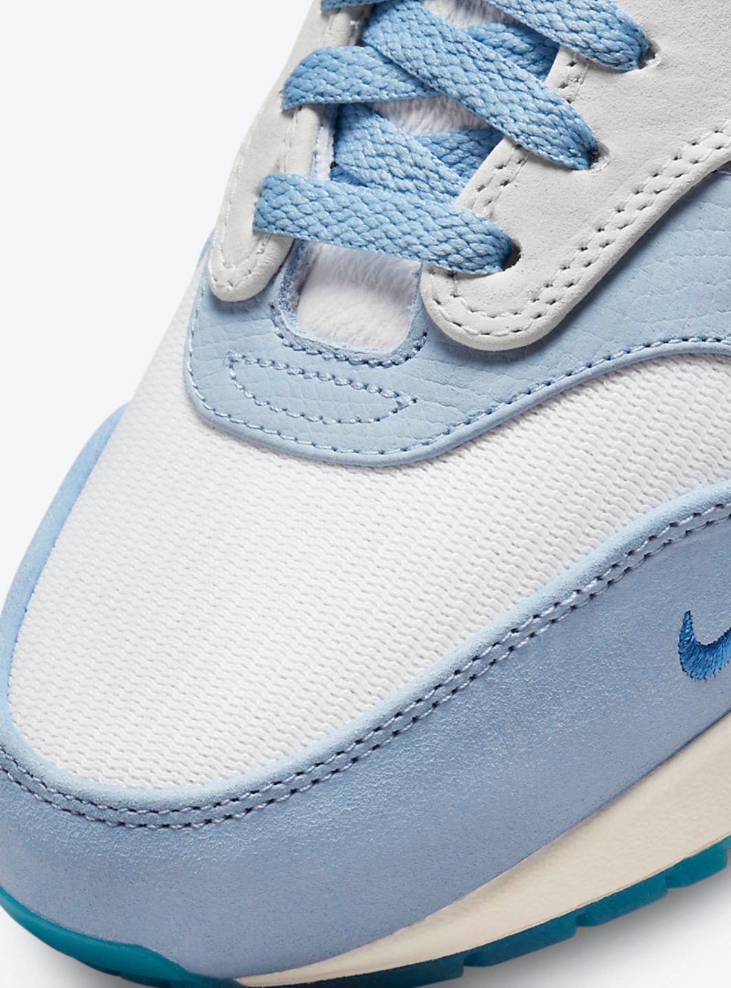 Nike Air Max 1 Premium Blueprint Baskets Blanc Bleu Homme Femme - 3