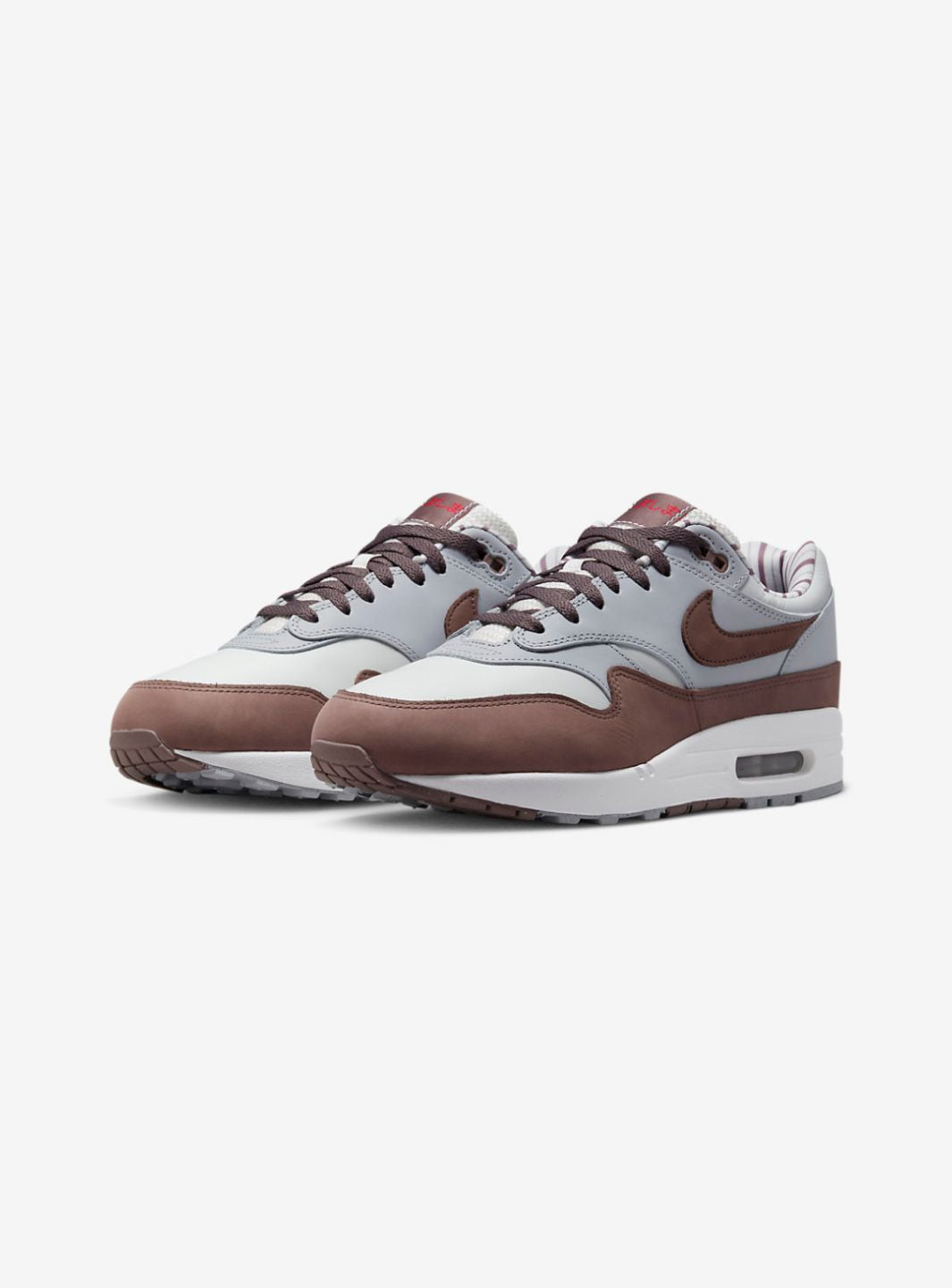 Nike Air Max 1 Premium Shima Shima Baskets Blanc Gris Homme Femme - 2