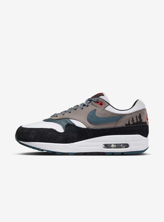 Nike Air Max 1 Escape Treeline Baskets Blanc Bleu Homme Femme - 1