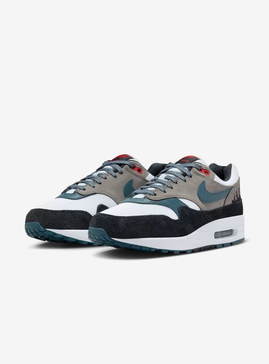 Nike Air Max 1 Escape Treeline Baskets Blanc Bleu Homme Femme - 2