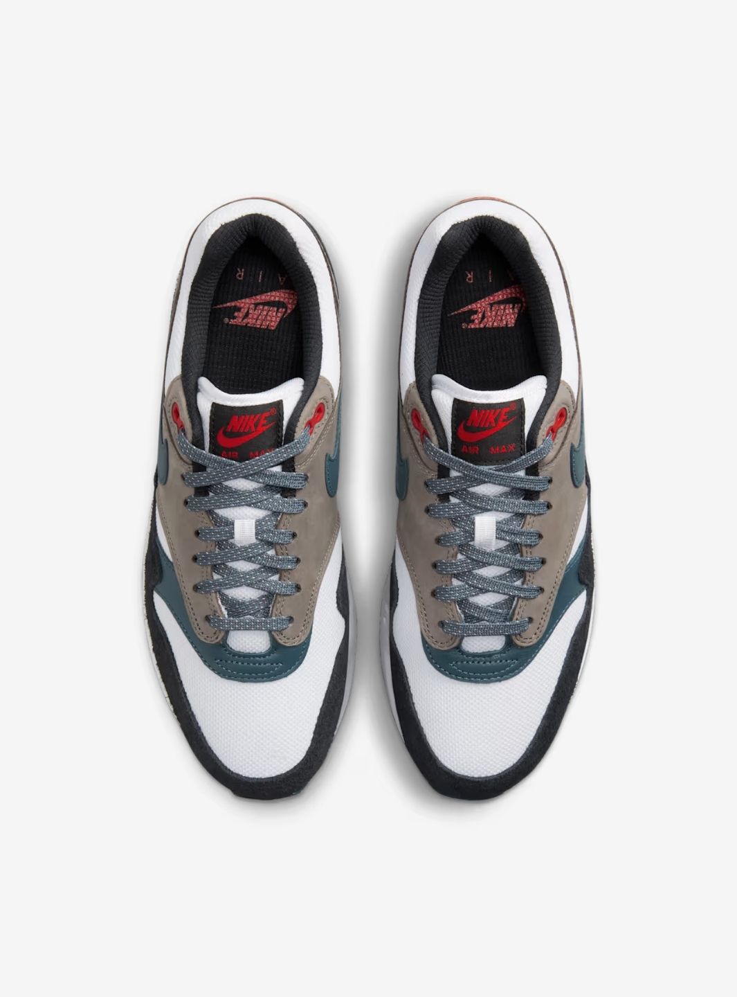 Nike Air Max 1 Escape Treeline Baskets Blanc Bleu Homme Femme - 5