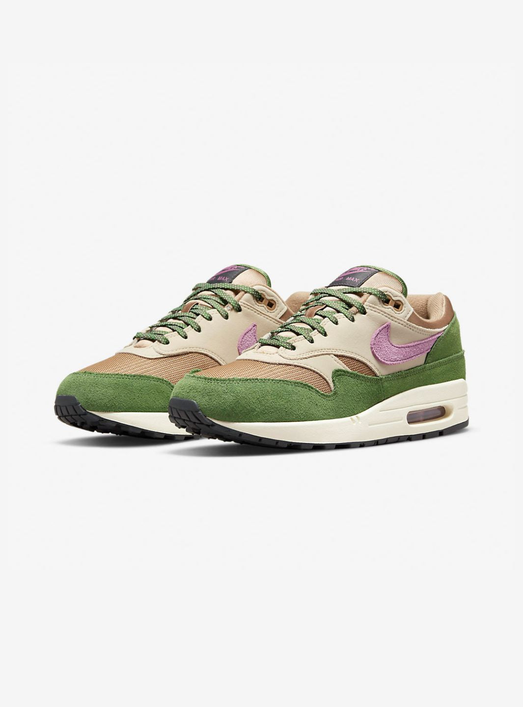 Nike Air Max 1 SH Treeline Baskets Vert Beige Homme Femme - 2