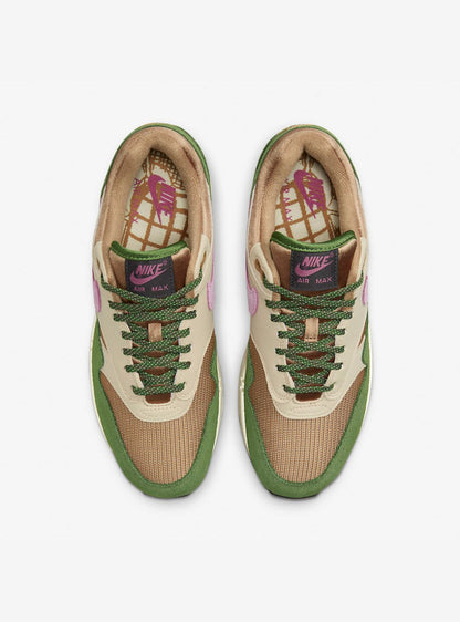 Nike Air Max 1 SH Treeline Baskets Vert Beige Homme Femme - 4