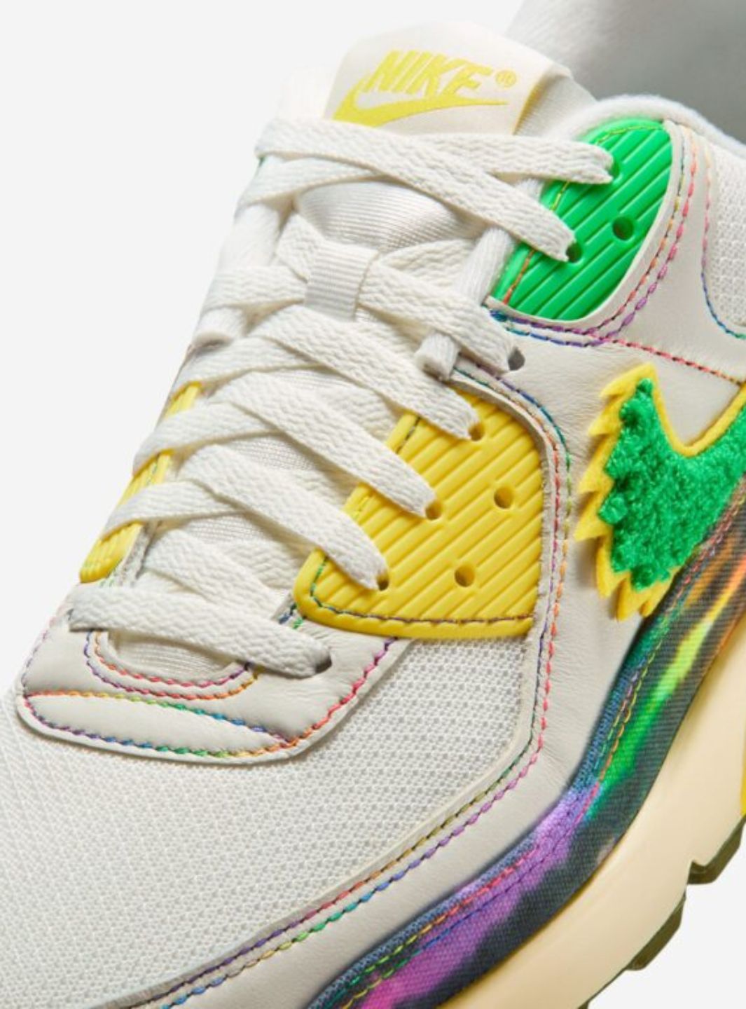 Nike Air Max 90 x Grateful Dead x University of Oregon Baskets Blanc Mixte - 3