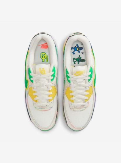 Nike Air Max 90 x Grateful Dead x University of Oregon Baskets Blanc Mixte - 4