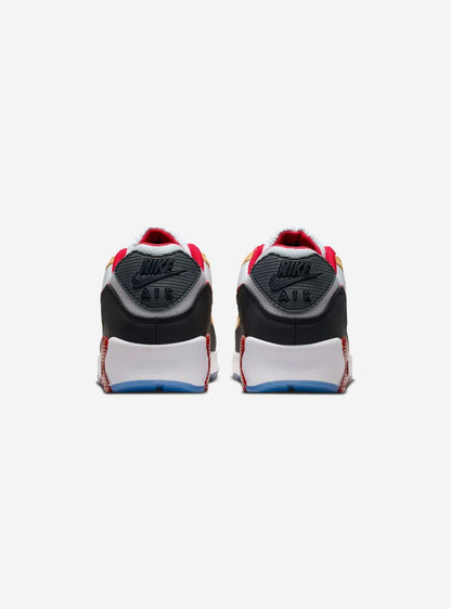 Nike Air Max 90 San Francisco 49ers Baskets Blanc Rouge Homme Femme - 6