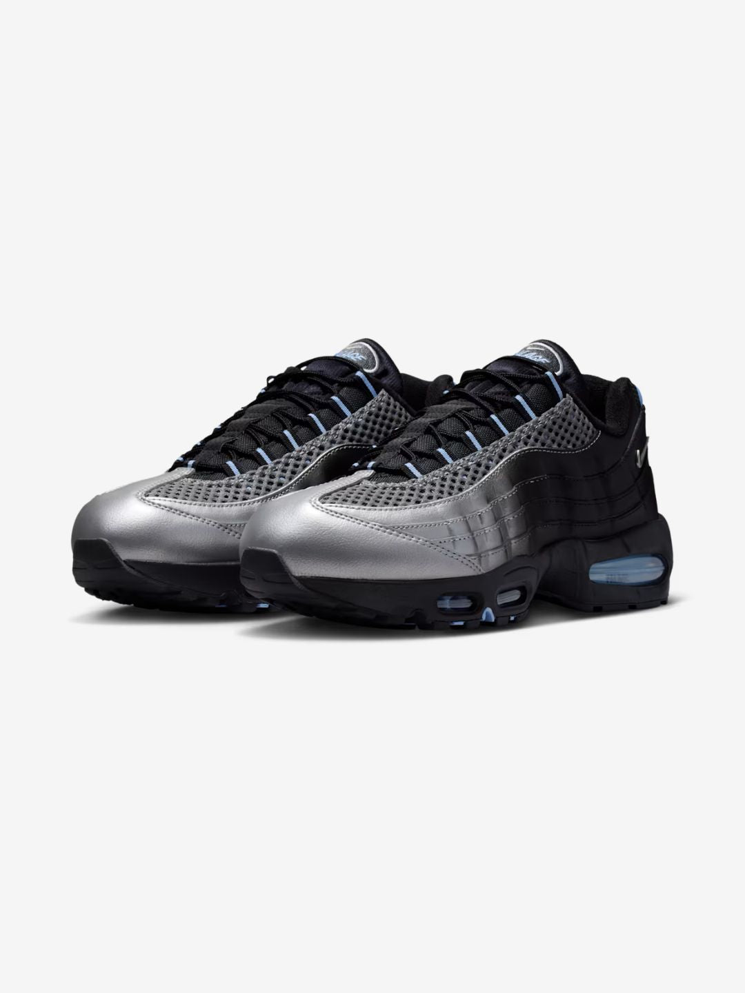 Nike Air Max 95 x Palace Big Bubble Metallic Silver Baskets Argent Mixte - 2