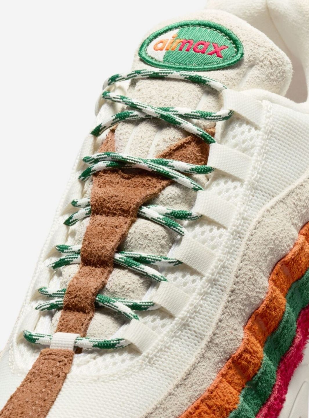 Nike Air Max 95 OG Big Bubble 7-Eleven Baskets Blanc Orange Homme Femme - 3