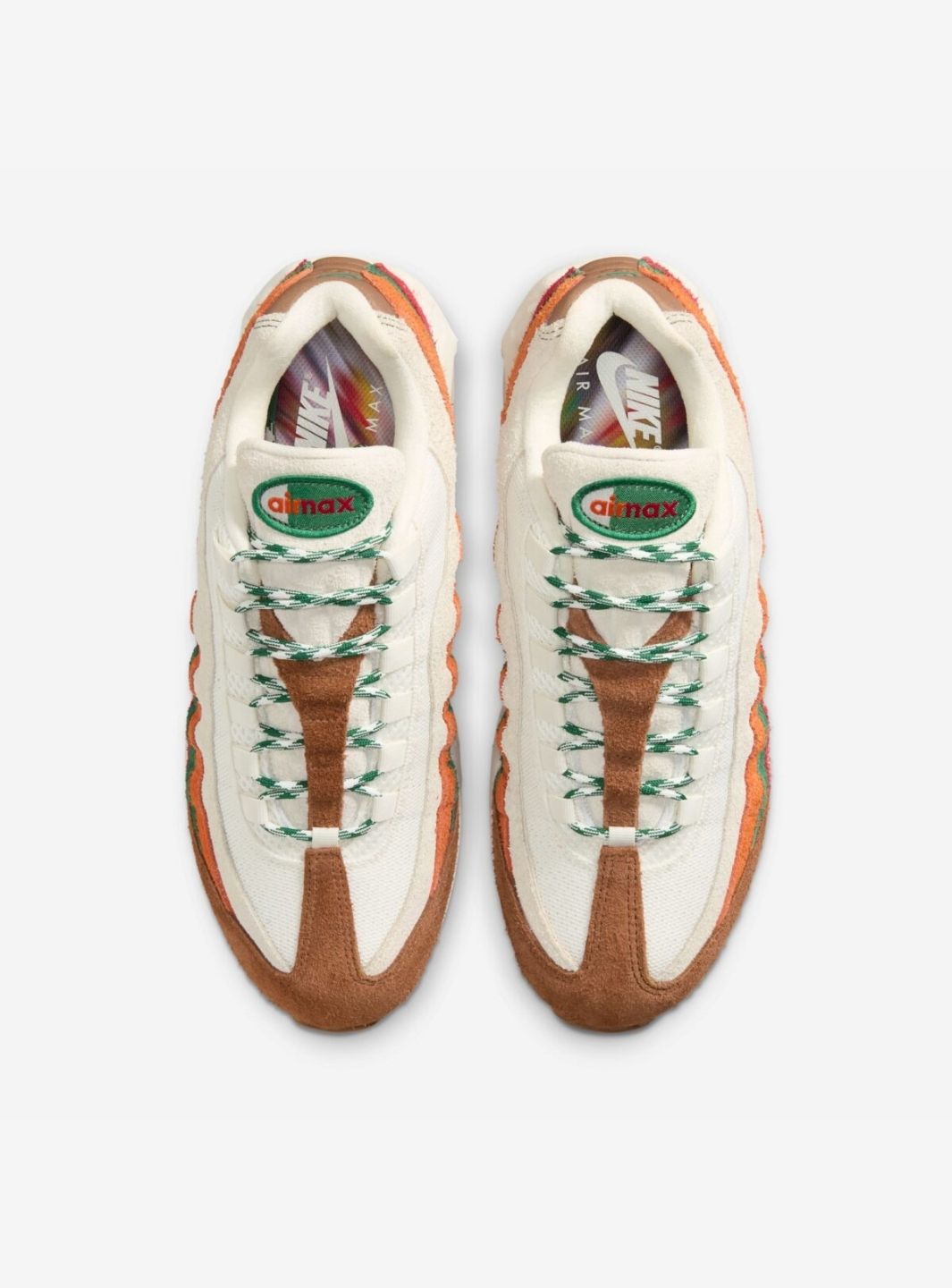 Nike Air Max 95 OG Big Bubble 7-Eleven Baskets Blanc Orange Homme Femme - 4