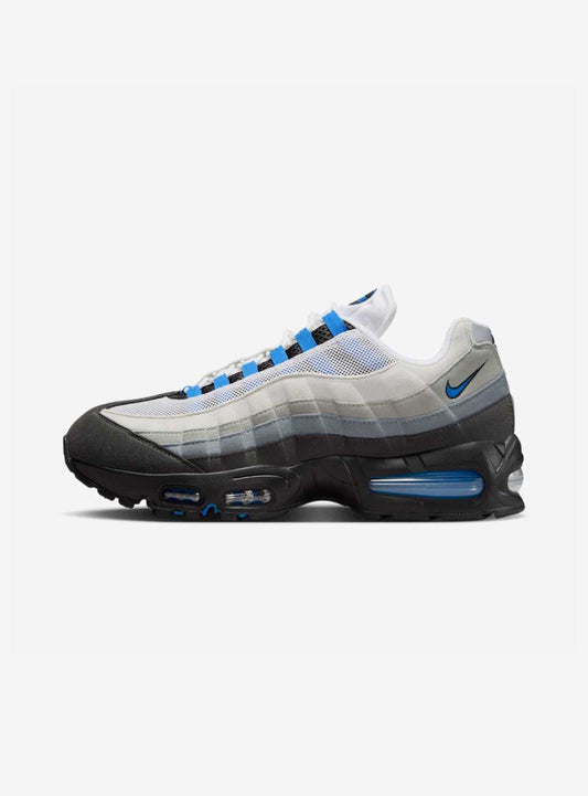Nike Air Max 95 OG Big Bubble Blue Spark Baskets Blanc Bleu Homme Femme - 1