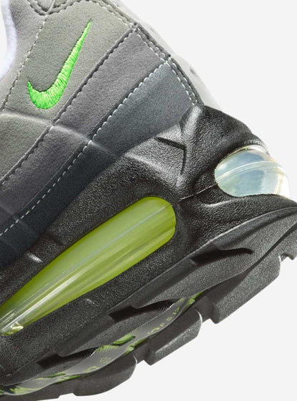 Nike Air Max 95 OG Big Bubble Neon Baskets Gris Noir Homme Femme - 5