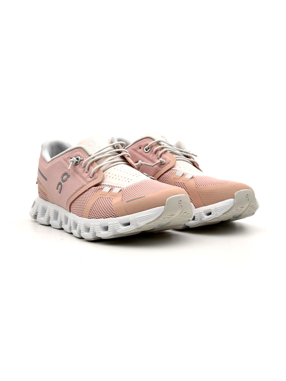 On Cloud 5 Rose/Shell | Femme | Chaussures Running | Mesh Recyclé