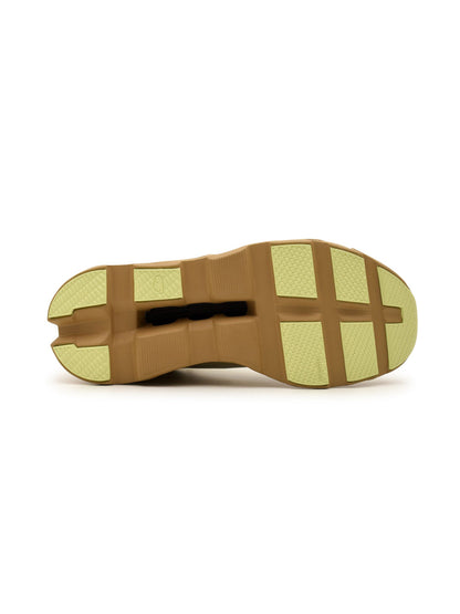On Cloudmonster Cream/Dune | Homme | Chaussures Running | Amorti Helion