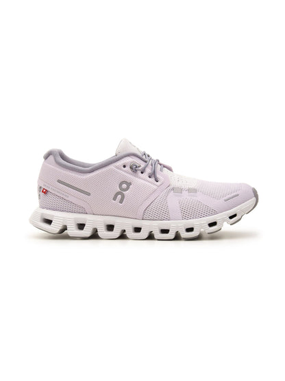 On Cloud 5 Lily/Frost | Femme | Chaussures Running | Mesh Recyclé