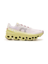 On Cloudmonster Frost/Acacia | Homme | Chaussures Running | Amorti Helion