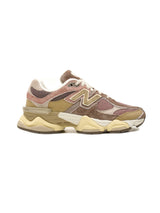 New Balance 9060 Sneakers Basses Unisexe en Suède et Mesh, Amorti ABZORB
