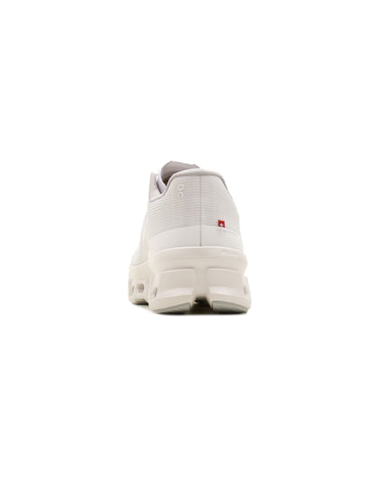 On Cloudmonster Void White/White | Homme | Chaussures Running | Mesh Tactile
