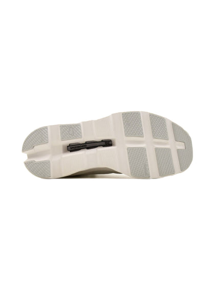 On Cloudmonster Void White/White | Homme | Chaussures Running | Mesh Tactile