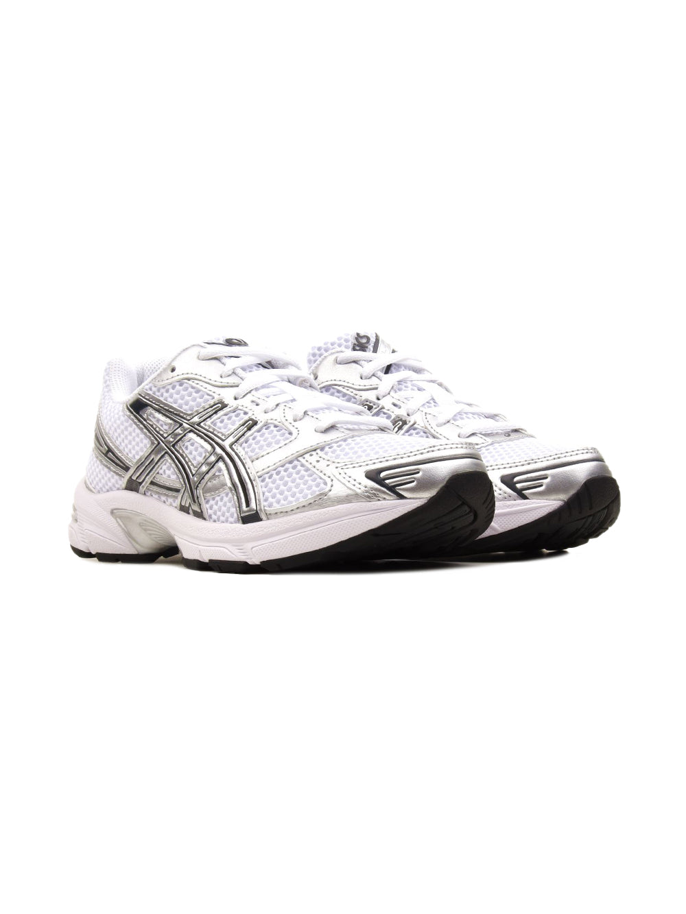 ASICS Gel-1130 White Pure Silver, Baskets Basses Homme Mesh et Cuir Synthétique – photo 2