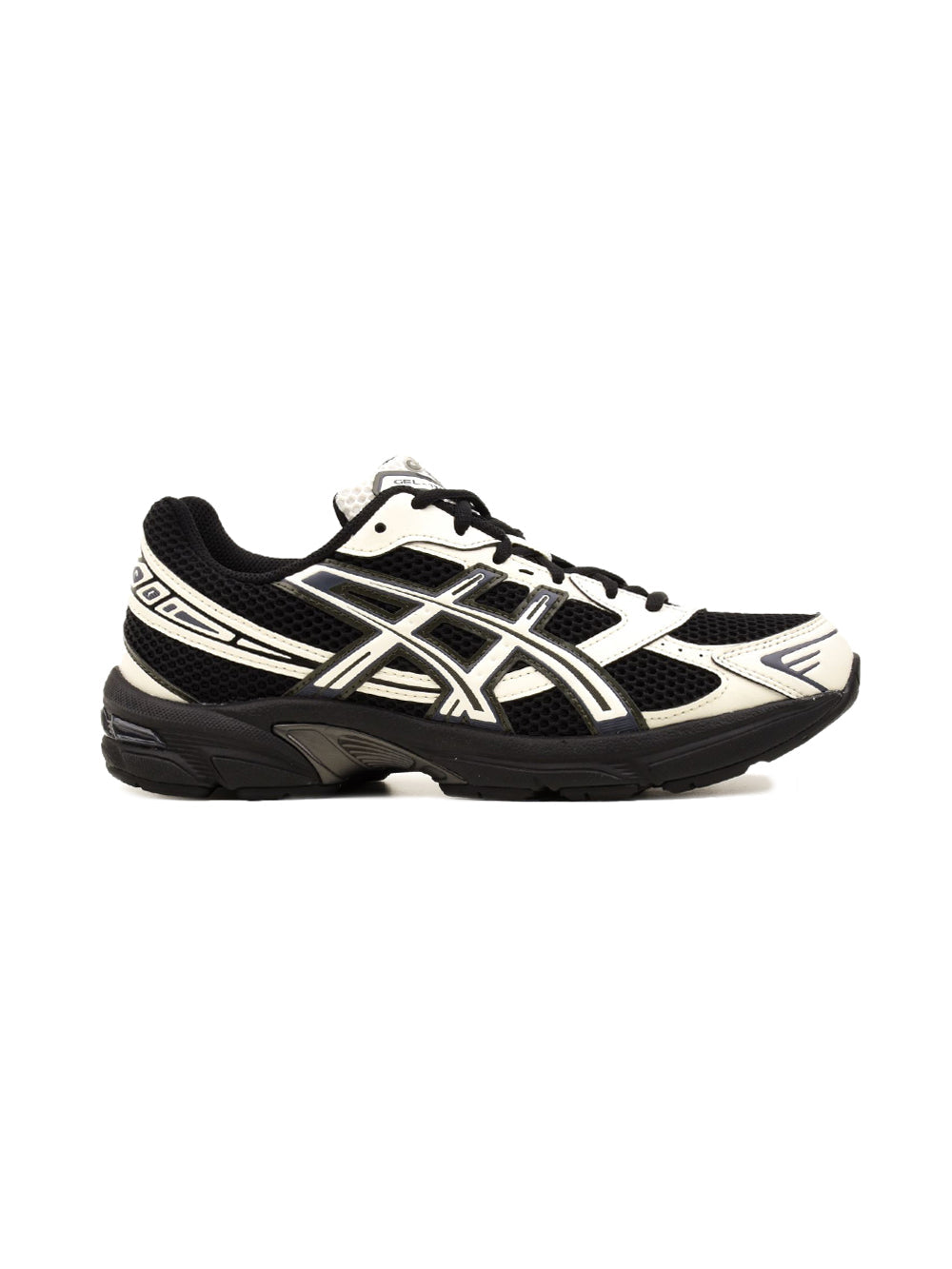 ASICS Gel-1130 Black Cream, Baskets Basses Homme Mesh – photo 1