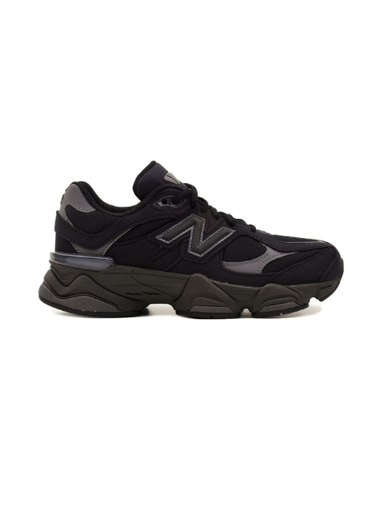New Balance 9060 Black Castlerock Baskets Noir Gris Foncé Enfant - 1