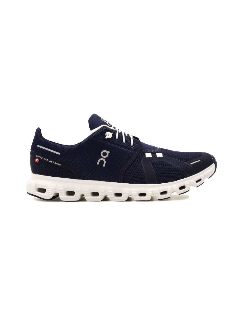 On Cloud 6 Midnight/White | Homme | Chaussures Running | Mesh CloudTec