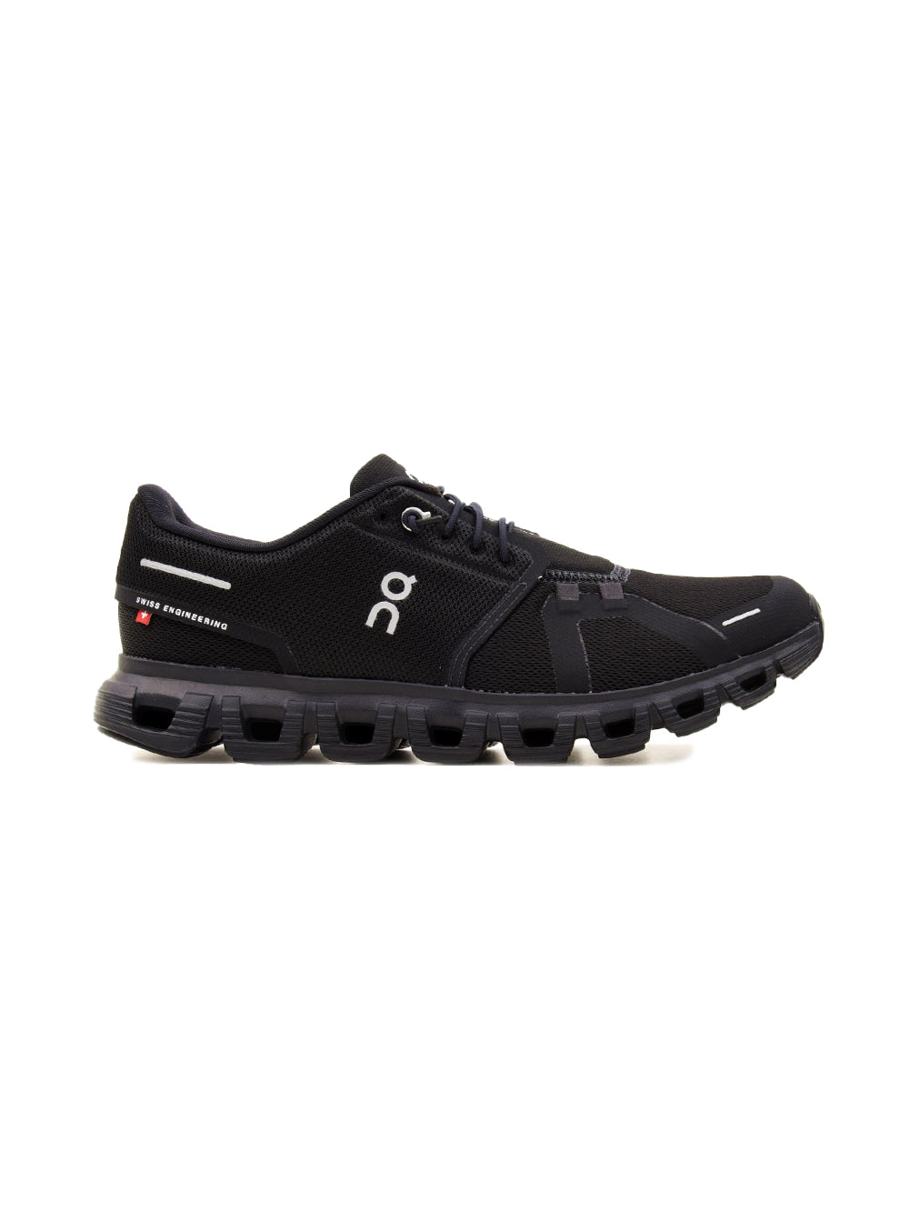 On Cloud 6 Black/Black | Homme | Chaussures Running | Mesh CloudTec