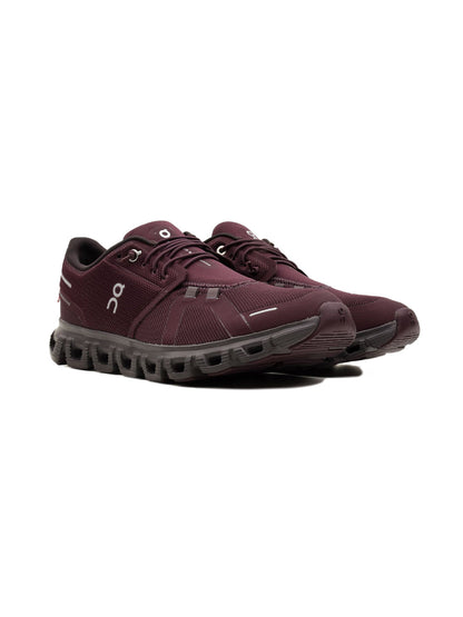 On Cloud 6 Mulberry/Pebble | Homme | Chaussures Running | Mesh CloudTec