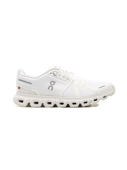 On Cloud 6 White/White | Femme | Chaussures Running | Mesh CloudTec