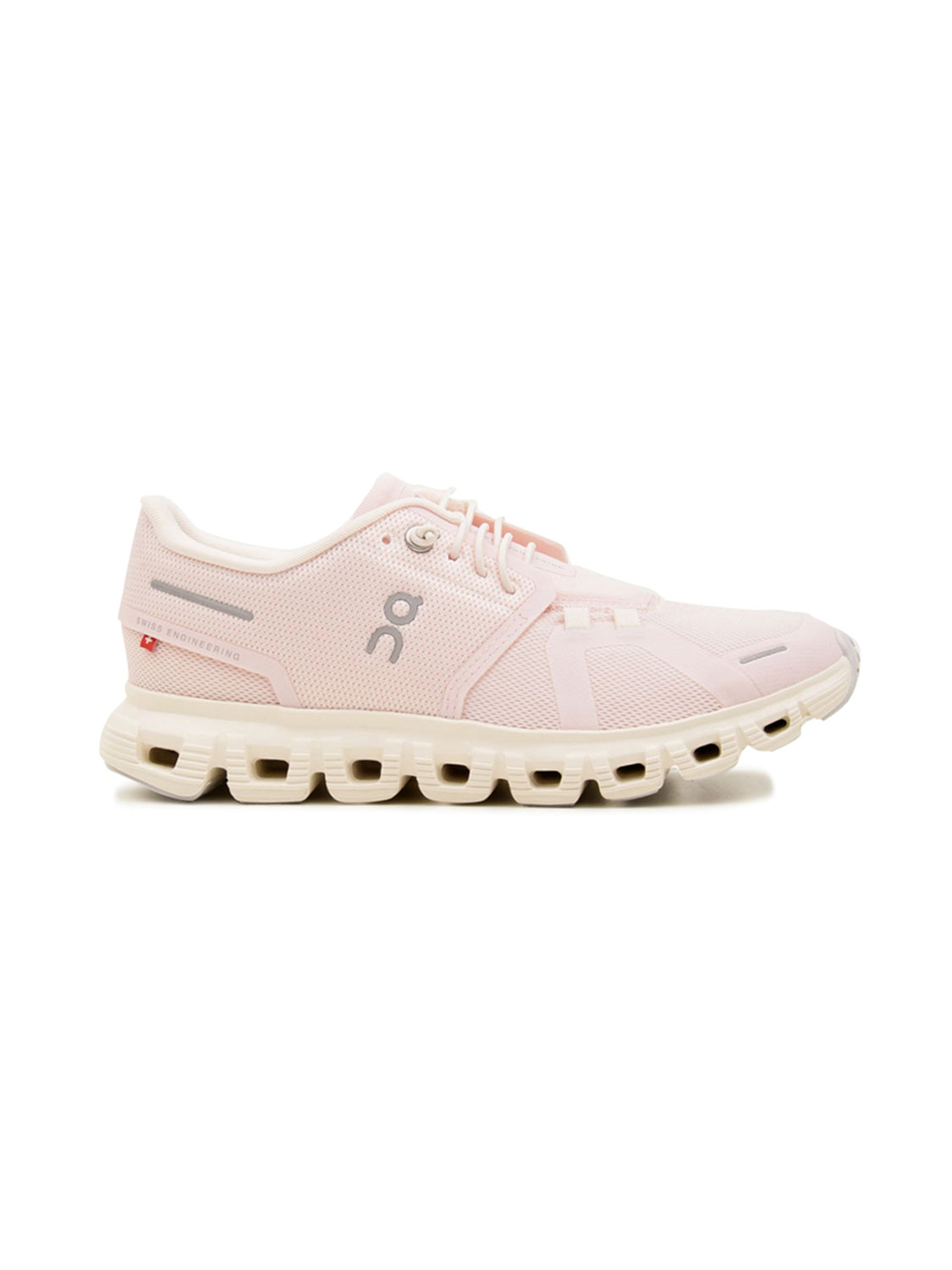 On Cloud 6 Salt/Gardenia | Femme | Chaussures Running | Mesh CloudTec