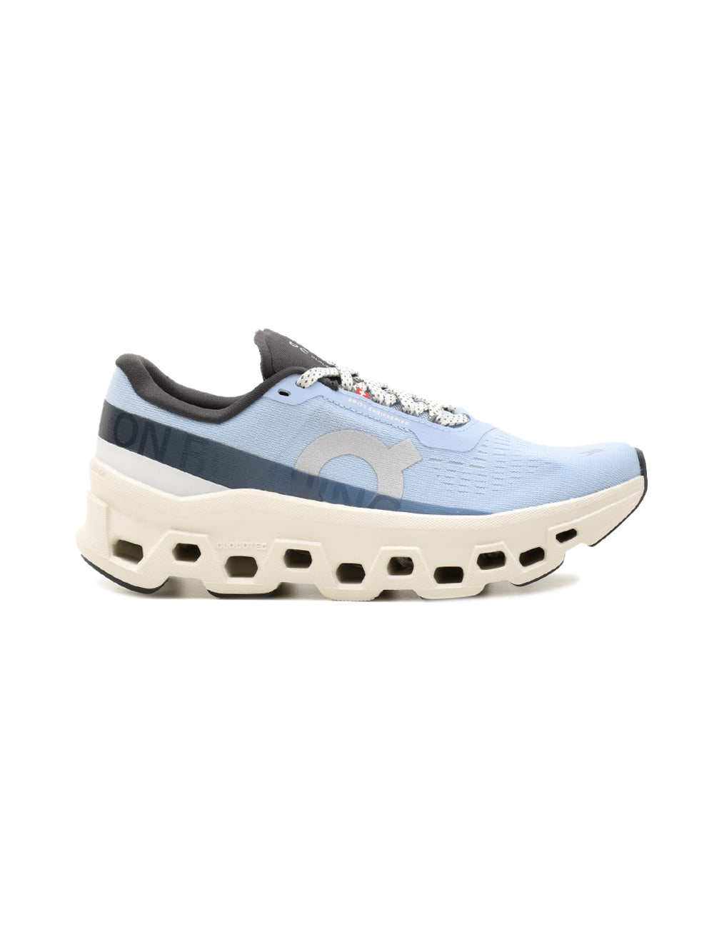 On Cloudmonster 1 Cerulean/Ice | Femme | Chaussures Running | Amorti Helion