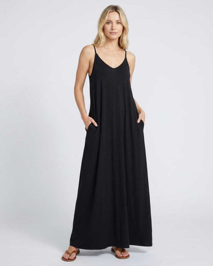 Robe Maxi Fluide | Robe Longue Bretelles | Menvelo