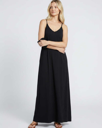 Robe Maxi Fluide | Robe Longue Bretelles | Menvelo