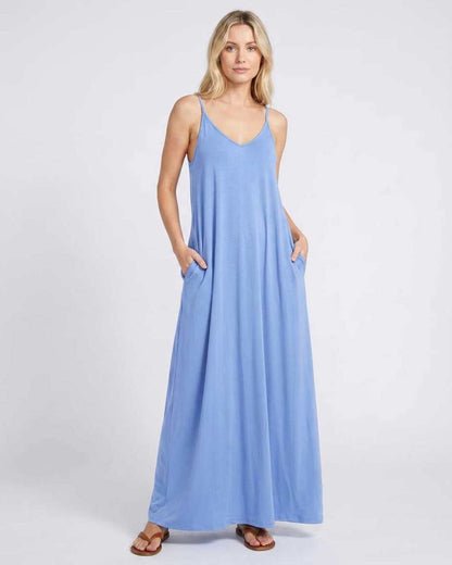 Robe Maxi Fluide | Robe Longue Bretelles | Menvelo