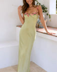 Robe Longue Femme Fleurie – Bretelles Fines et Coupe Fluide