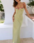 Robe Longue Femme Fleurie – Bretelles Fines et Coupe Fluide