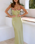 Robe Longue Femme Fleurie – Bretelles Fines et Coupe Fluide