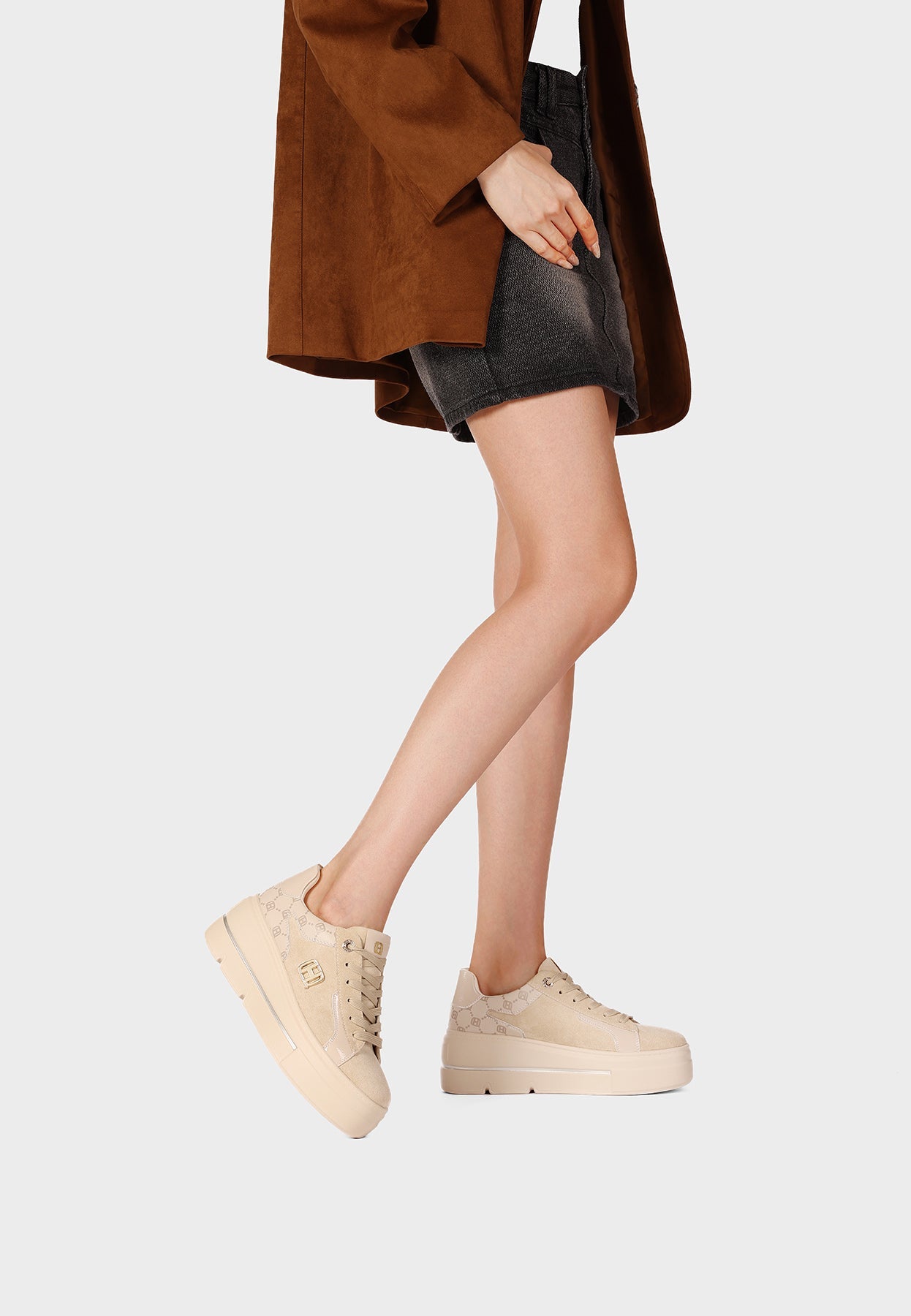 Baskets Femme Eugénie – détail de la matière