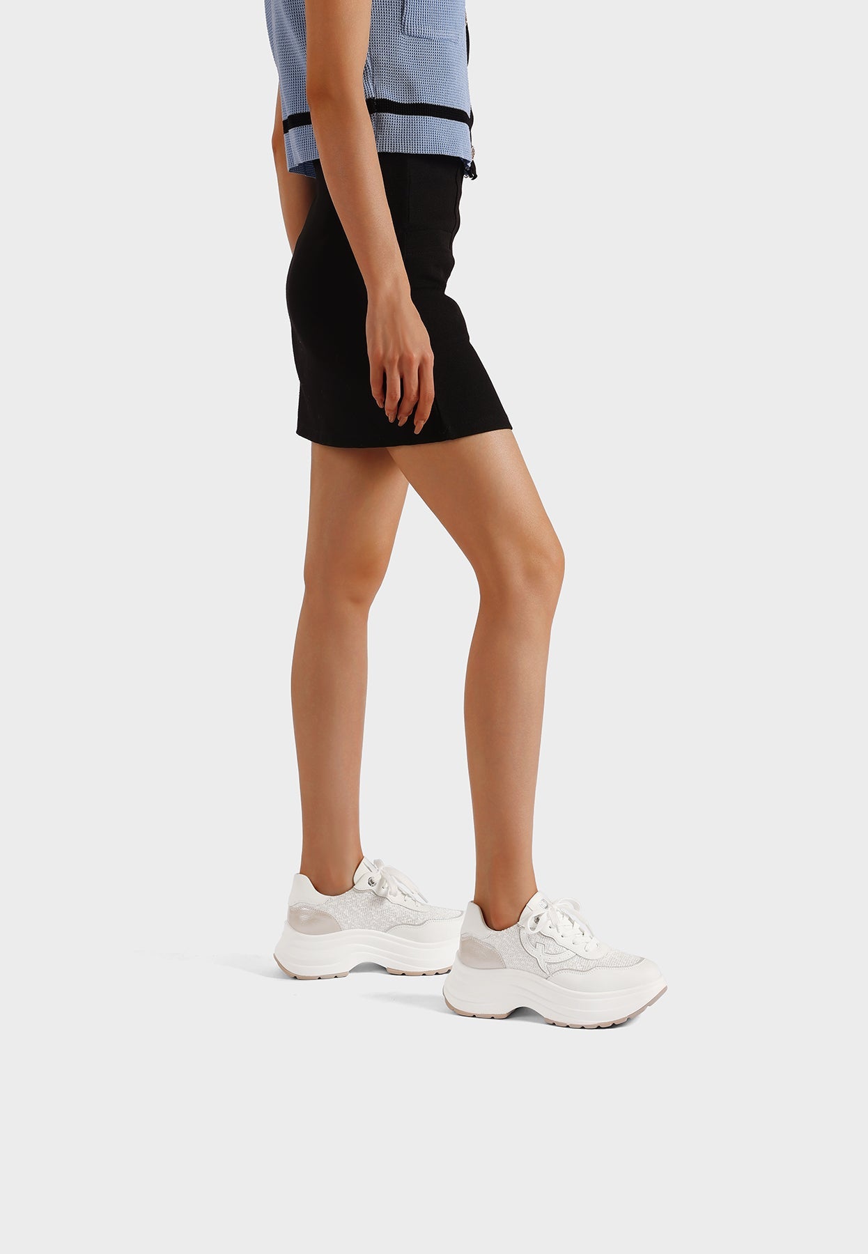 Baskets Femme Domitille – détail de la matière