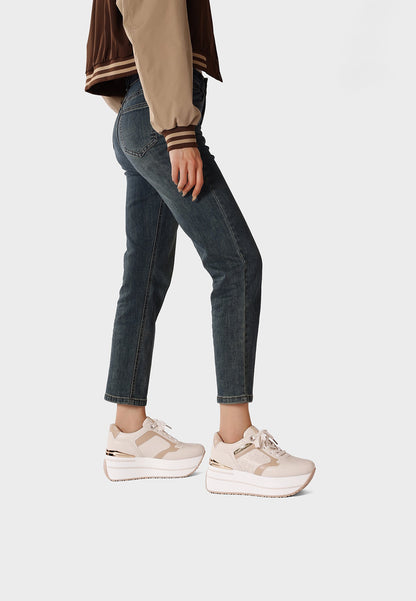 Baskets Femme Sixtine – détail de la matière