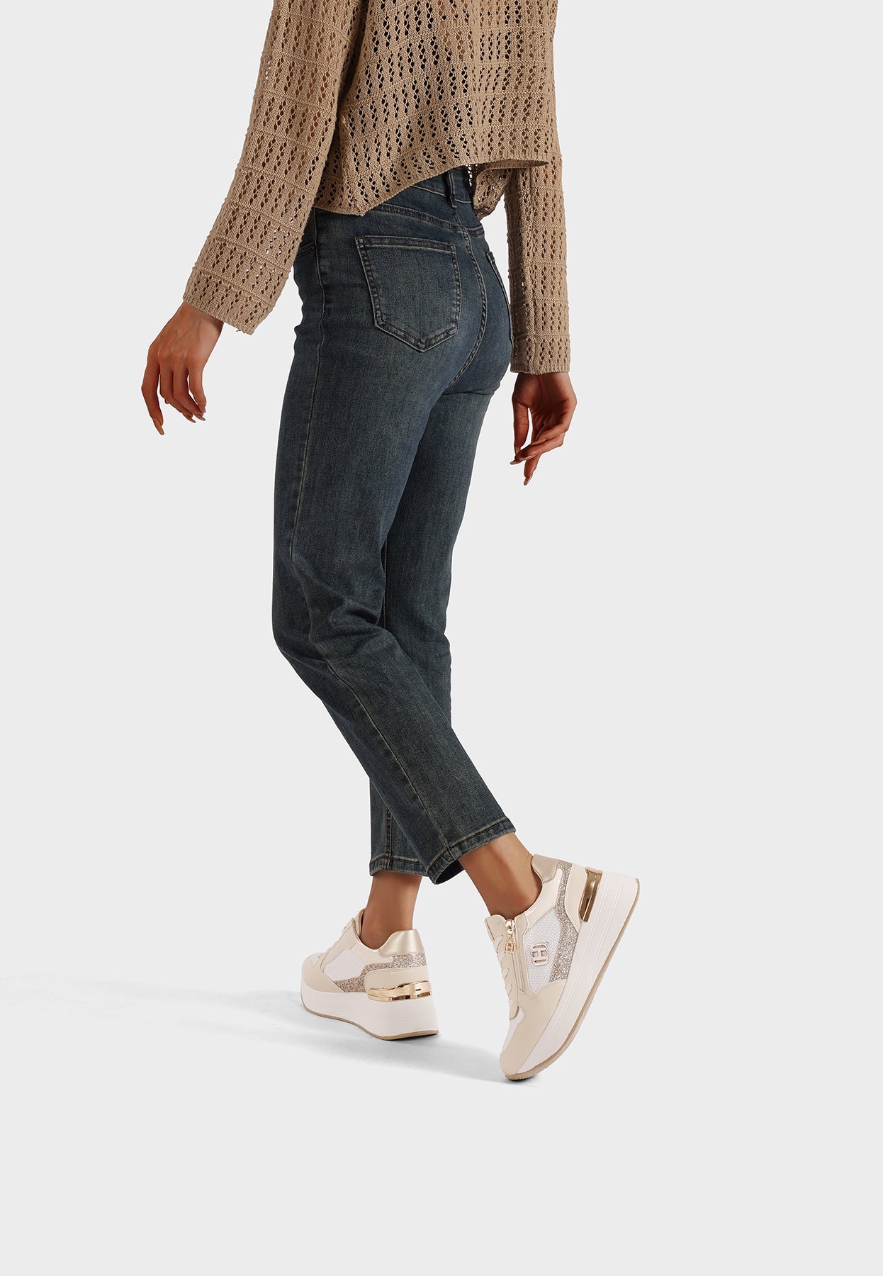 Baskets Femme Margaux – détail de la matière