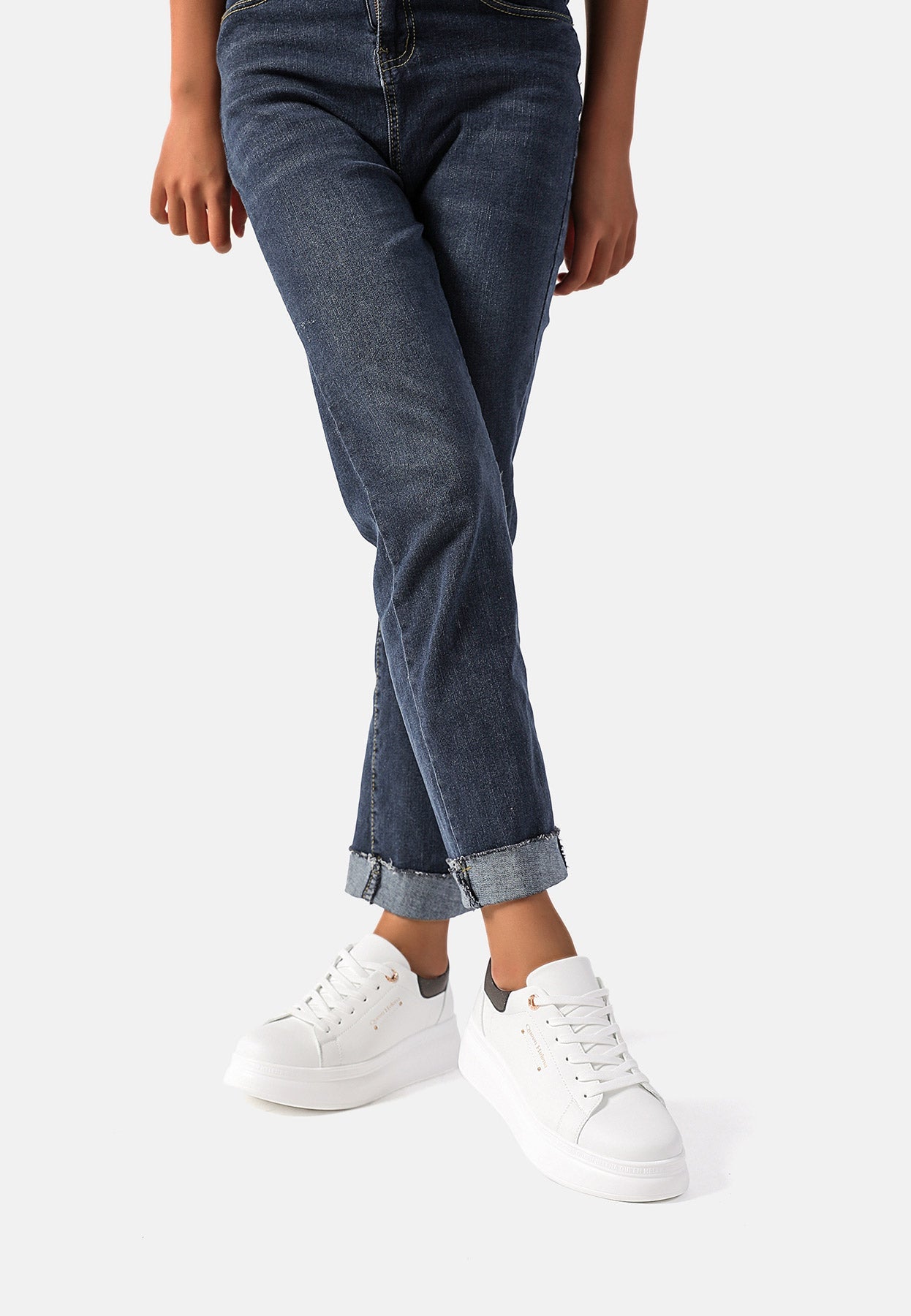 Baskets Femme Annick – détail de la matière
