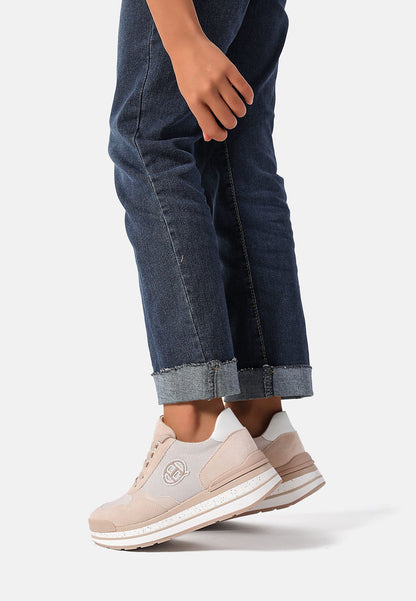 Baskets Femme Angéline – détail de la matière