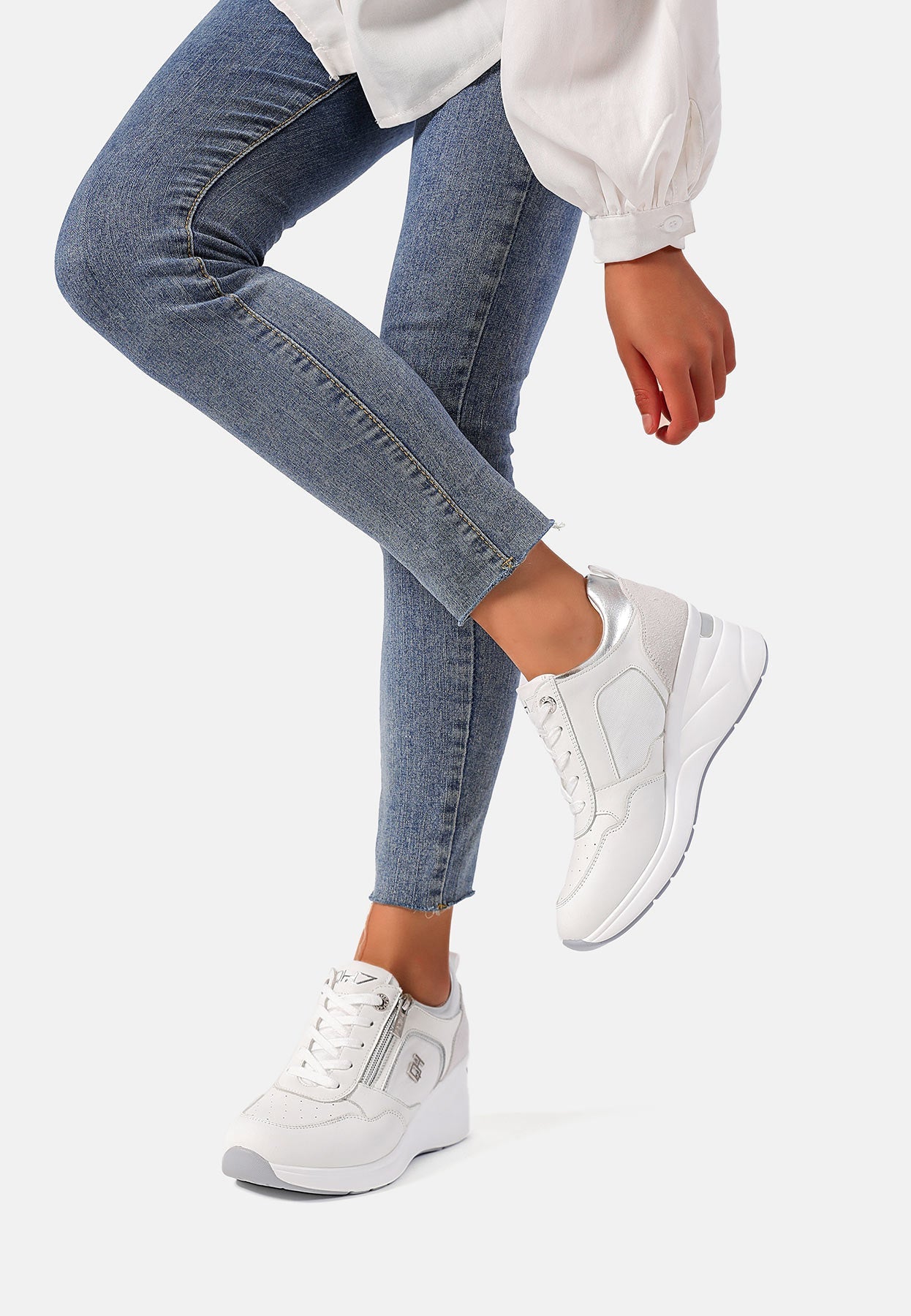Baskets Femme Anaëlle – détail de la matière