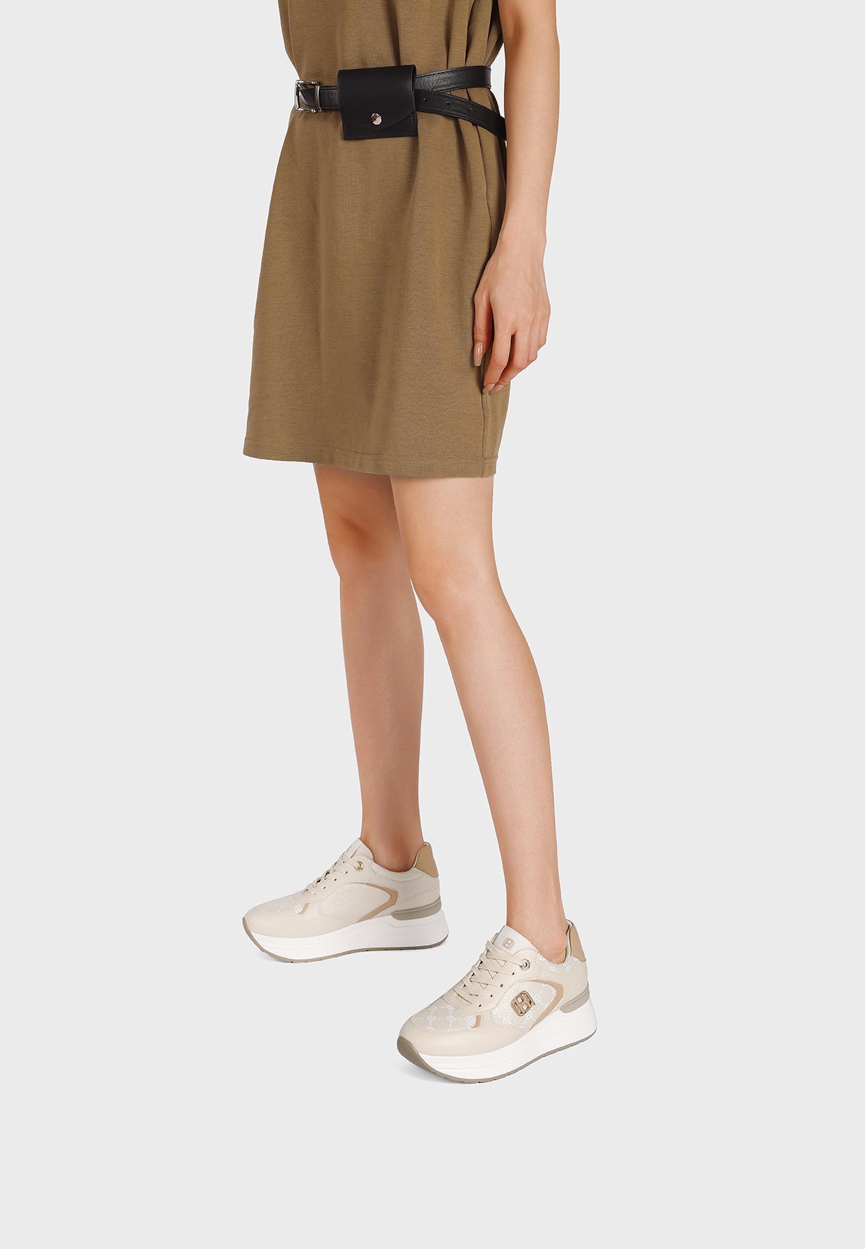 Baskets Femme Théa – détail de la matière