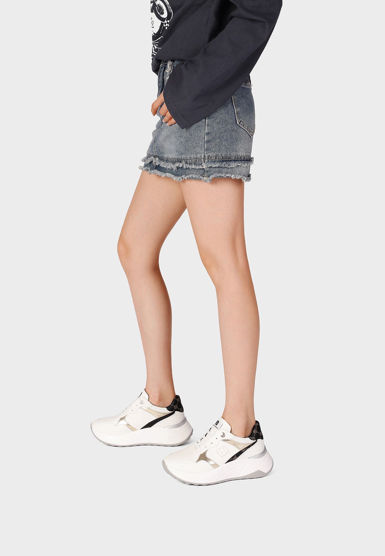 Baskets Femme Joséphine – détail de la matière